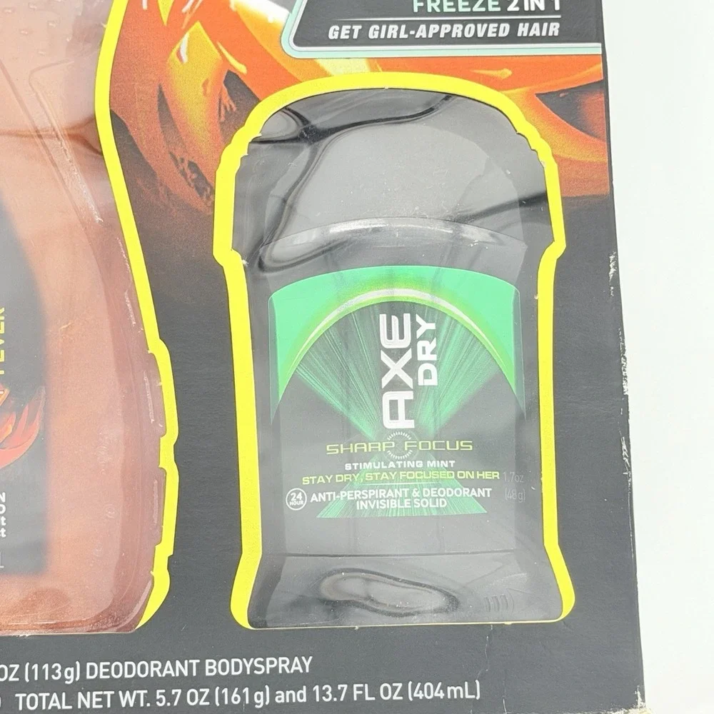 AXE Fever Brazilian Hot Mud Dragonfruit Retired Deodorant Body Spray Shower Gel